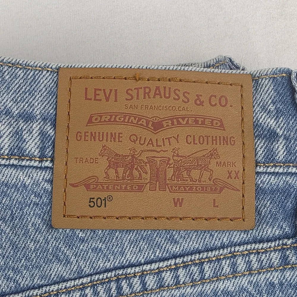 Levis Premium 501 XX Jeans Mens Size 30x32 Button Fly Light Blue Denim Pants
